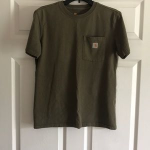 Green carhartt shirt